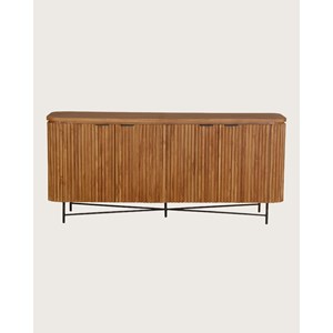 Opéra - buffet rétro en bois de teck recyclé
