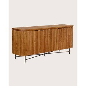 Opéra - buffet rétro en bois de teck recyclé