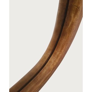 Trivéo - miroir organique en bois massif de manguier
