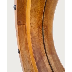 Boïa - miroir hublot en bois massif de manguier