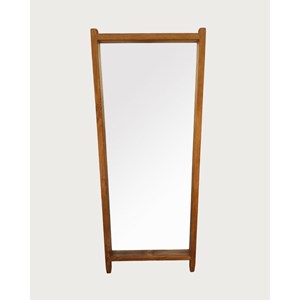 Vivo - miroir sur pied en bois massif de manguier