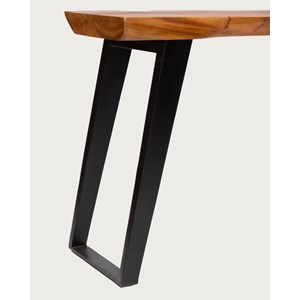 Teaka - console en bois de teck massif