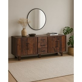 Alto - buffet bas en teck recyclé 200 cm