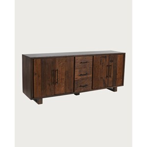 Alto - buffet bas en teck recyclé 200 cm