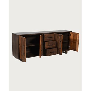 Alto - buffet bas en teck recyclé 200 cm