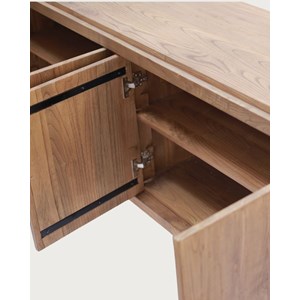 Nara- buffet bas en bois massif de teck 190 cm - style asiatique