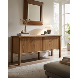 Yara - buffet en bois massif de teck 170 cm