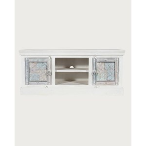 Viva - meuble tv en bois sculpté 150 cm