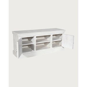 Viva - meuble tv en bois sculpté 150 cm