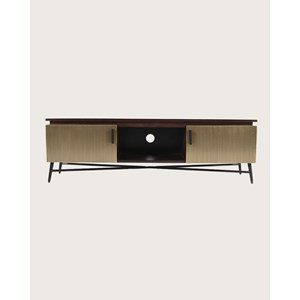 Moon - meuble tv finition laiton vieilli 145 cm
