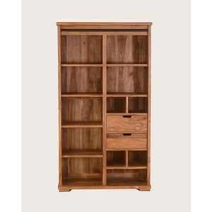 Lexis - bibliothèque en bois de teck recyclé
