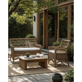 Asana - fauteuil de jardin en rotin