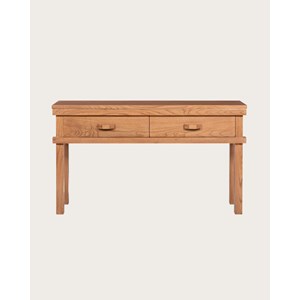 Nara- console en bois avec 2 tiroirs 130 cm
