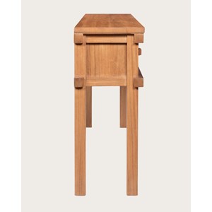 Nara- console en bois avec 2 tiroirs 130 cm