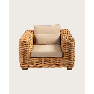 Weaverly - fauteuil de jardin en rotin tressé