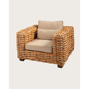 Weaverly - fauteuil de jardin en rotin tressé