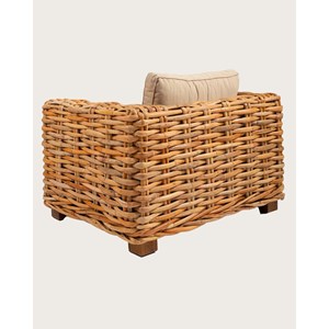 Weaverly - fauteuil de jardin en rotin tressé