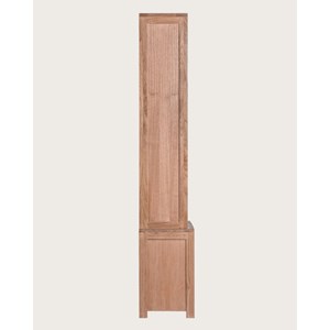 Orlya -  grande bibliothèque en bois massif de mindi