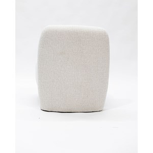 Oslo - fauteuil design en tissu beige