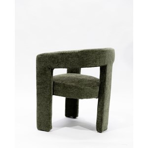 Lagon - fauteuil de salon vert en tissu