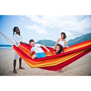 Hamac familial orange