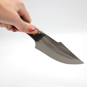 Couteau de cuisine mongol - lame 10 cm acier inoxydable
