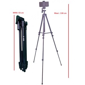 Trepied avec poignée de guidage