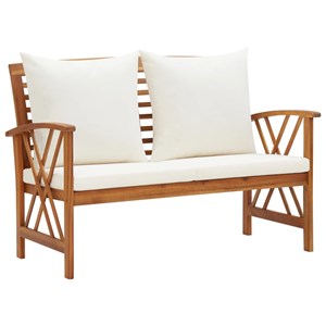 Maison exclusive - salon de jardin 4 pcs avec coussins bois d'acacia solide
