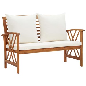 Maison exclusive - salon de jardin 3 pcs avec coussins bois d'acacia massif