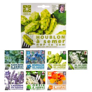 Sachet de graines de houblon comestible