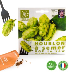 Sachet de graines de houblon comestible