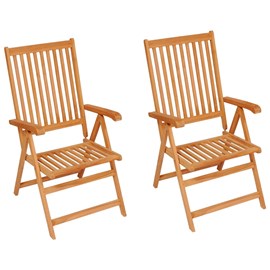 Maison exclusive - chaises de jardin lot de 2 et coussins taupe bois teck massif