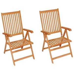 Maison exclusive - chaises de jardin lot de 2 et coussins taupe bois teck massif
