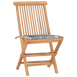 Maison exclusive - ensemble à manger d'extérieur pliable avec coussin 3 pcs teck