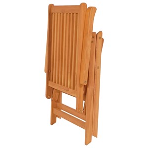 Maison exclusive - chaises de jardin lot de 6 avec coussins bordeaux bois de tec
