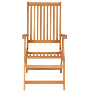 Maison exclusive - chaises inclinables de jardin lot de 8 bois de teck solide