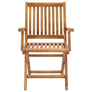 Maison exclusive - chaises pliables de jardin lot de 6 bois de teck solide