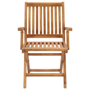 Maison exclusive - chaises pliables de jardin avec coussins lot de 6 bois de tec