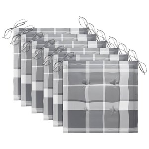 Maison exclusive - chaises pliables de jardin avec coussins lot de 6 bois de tec