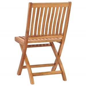 Maison exclusive - chaises pliables de jardin lot de 4 bois de teck solide