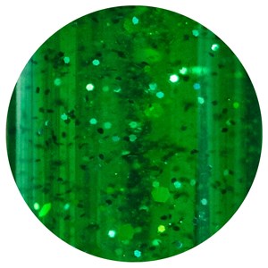 Bouteille sensorielle pailletée verte