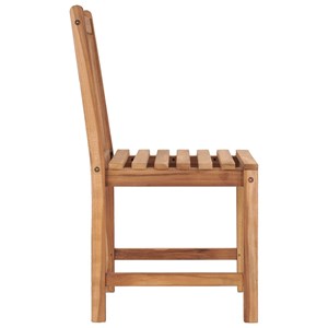 Maison exclusive - chaises de jardin lot de 8 avec coussins bois de teck massif