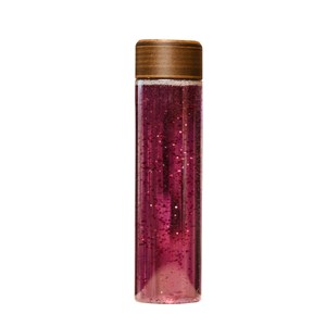 Bouteille sensorielle pailletée violet
