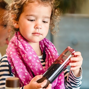 Bouteille sensorielle galaxie émeraude