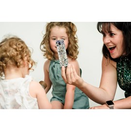 Bouteille sensorielle galaxie bleu nuit