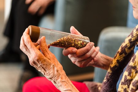 Bouteille sensorielle lapin