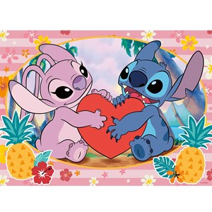 Puzzle moment en amoureux stitch 150 pcs