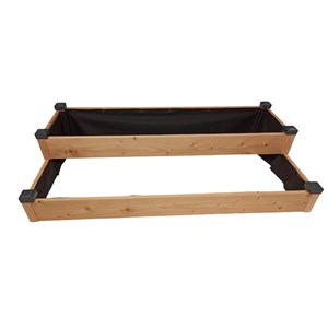 Carré potager bois douglas 126x66x26