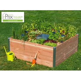 Carré potager bois l120 x l115 x h40
