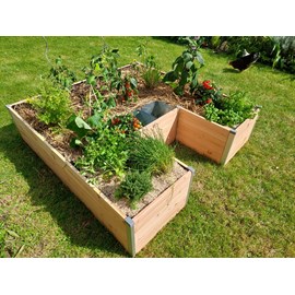 Carré potager bois l175 x l170 x h40